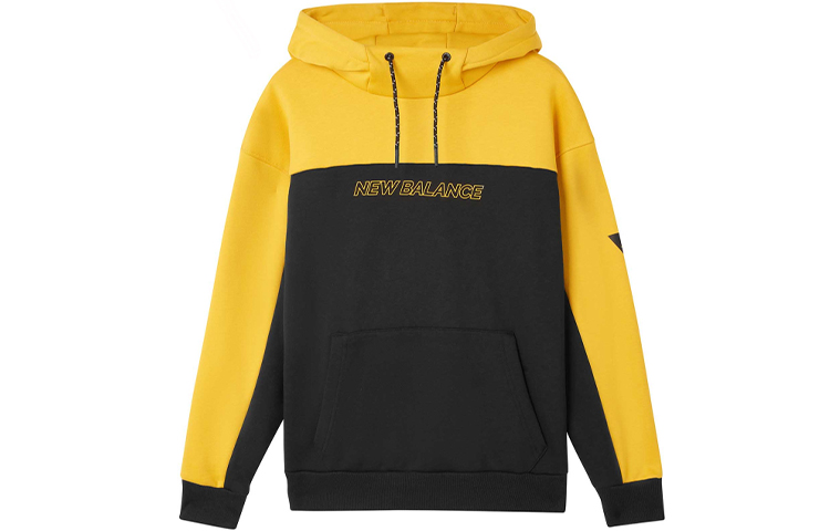 New Balance Colorblock Pullover Sweatshirt Black AMT04368-BK