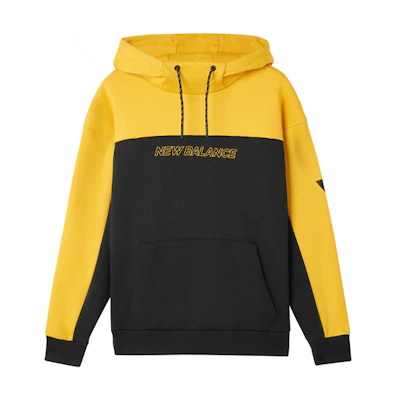 New Balance Colorblock Pullover Sweatshirt Black AMT04368-BK