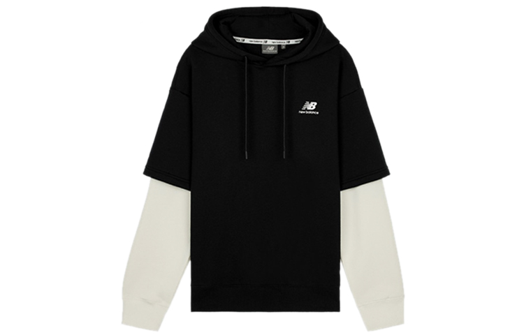 New Balance Colorblock Pullover Unisex Hoodie Black NCA3S523-BK