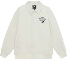 New Balance Colorblock Quilted Jacket Unisex White 5QD12083-IV New Balance Colorblock Quilted Jacket Unisex White 5QD12083-IV