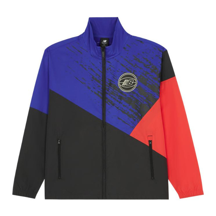 New Balance Colorblock Retro Sports Jacket Blue MJ21590-PHM