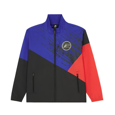 New Balance Colorblock Retro Sports Jacket Blue MJ21590-PHM