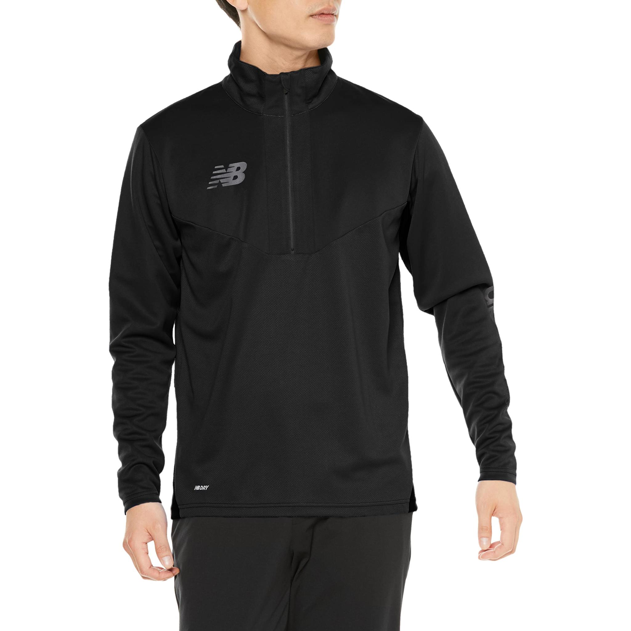 New Balance Colorblock Slim Fit Long-Sleeve Jacket Black AMT25206-BK