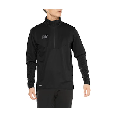 New Balance Colorblock Slim Fit Long-Sleeve Jacket Black AMT25206-BK