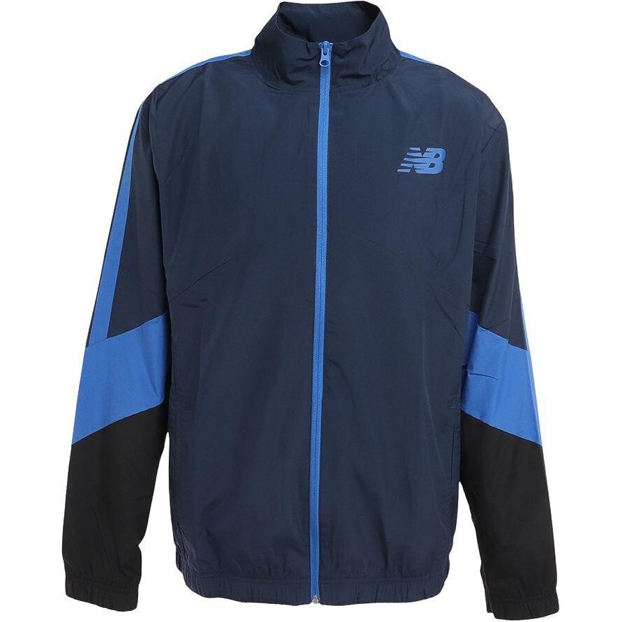 New Balance Colorblock Striped Zip Jacket Blue MJ23010-NGO