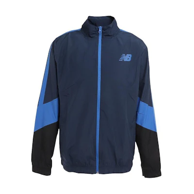 New Balance Colorblock Striped Zip Jacket Blue MJ23010-NGO