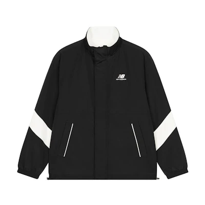 New Balance Colorblock Zip-Up Jacket Unisex - Black 6DD38081-BK