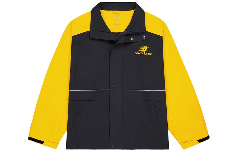 New Balance Colorblock Zip-Up Woven Jacket Men’s Yellow/Grey MJ33552-ECL