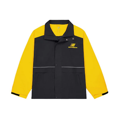 New Balance Colorblock Zip-Up Woven Jacket Men’s Yellow/Grey MJ33552-ECL