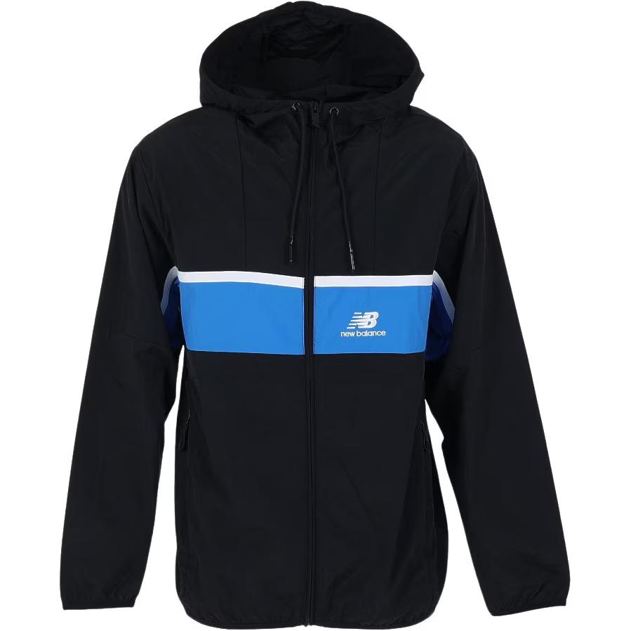 New Balance Colorblock Zip Hoodie Jacket - Black AMJ21500-BK