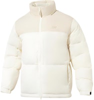 New Balance Colorblock Zipped Puffer Jacket Unisex White Warm & Cozy. NPD49011-WT New Balance Colorblock Zipped Puffer Jacket Unisex White Warm & Cozy. NPD49011-WT