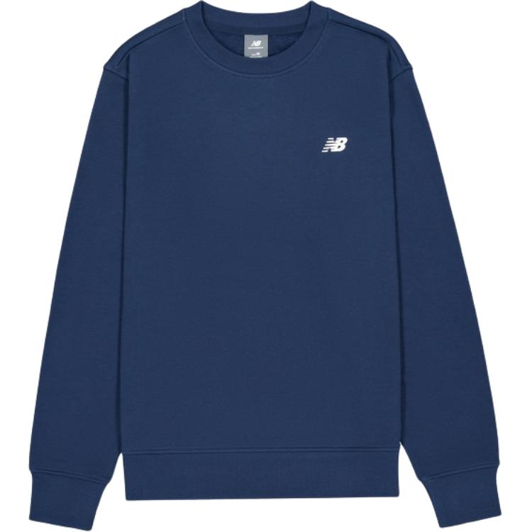 New Balance Comfy Skin-Friendly Crewneck Sweatshirt Blue AMT43369-NNY