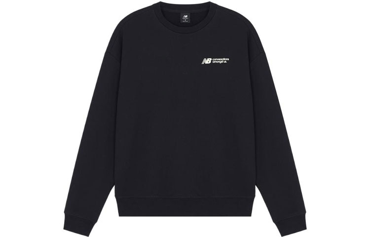 New Balance Conversations Amongst Us Black Casual Breathable Sweatshirt MT21929-BK