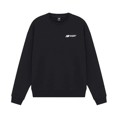 New Balance Conversations Amongst Us Black Casual Breathable Sweatshirt MT21929-BK