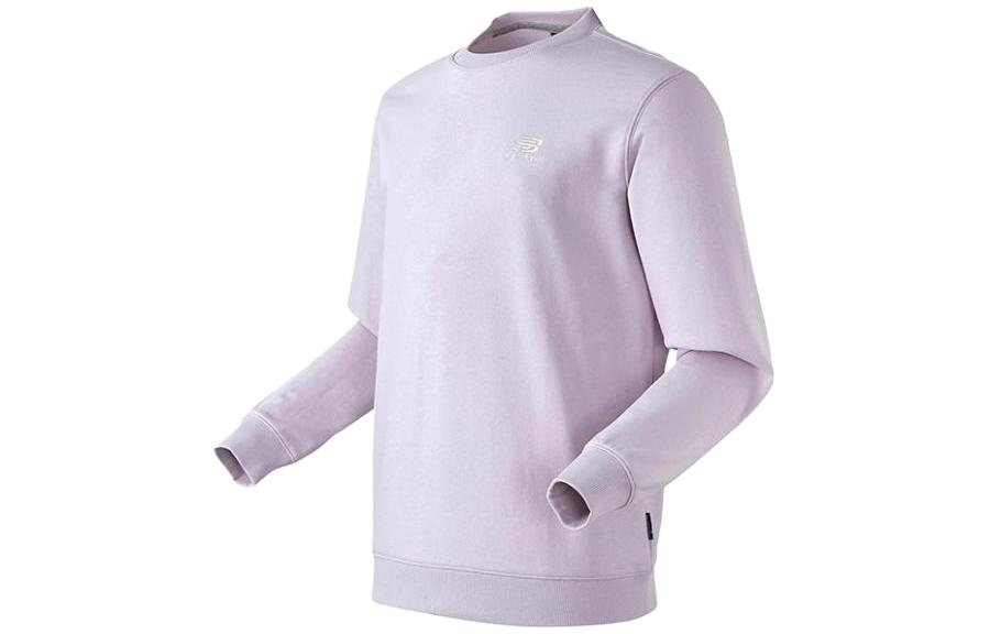 New Balance Crewneck Logo Sweatshirt Light Purple Long Sleeve NBNCB21043-76