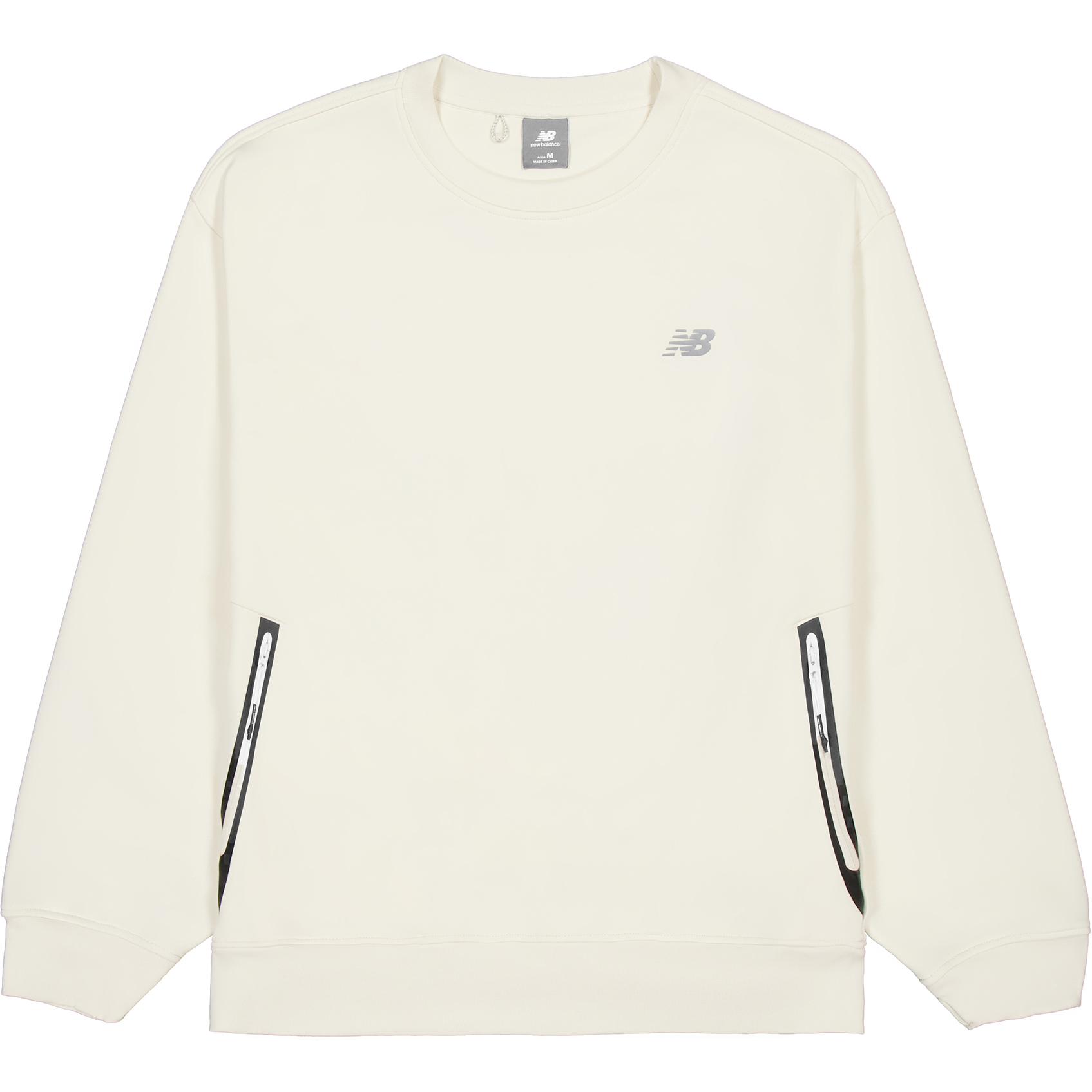 New Balance Crewneck Long Sleeve Sweatshirt Ivory White NCE45141-IV