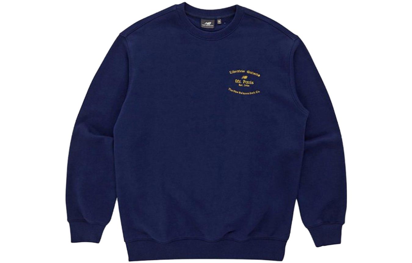 New Balance Crewneck Long Sleeve Sweatshirt Navy Blue NBNCB3L023-59