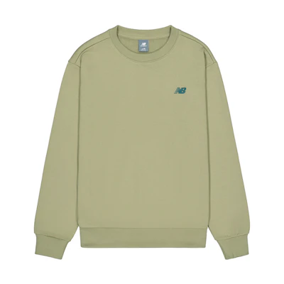 New Balance Crewneck Sweatshirt Deep Mahogany Brown Comfortable Fit AMT43315-DWE