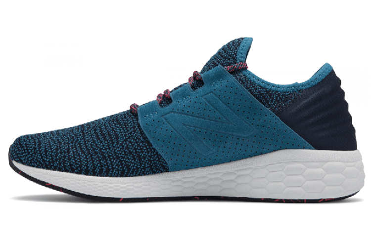 New Balance Cruz Non-Slip Shock Absorption Wear-resistant Low Tops Sports 'Black Blue' MCRUZV2