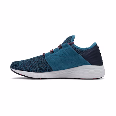 NB Cruz Non-Slip Shock Absorption Wear-resistant Low Tops Sports 'Black Blue'