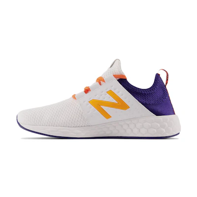 NB Cruz v1 Fresh Foam 'White Purple Yellow'
