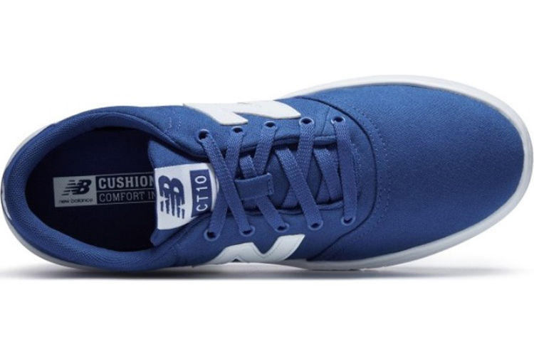 Shop New Balance CT10系列 舒適透氣 復古休閒板鞋 藍色 D寬