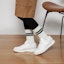 Sizing New Balance CT20v1 'Triple White' Lelaki Wanita Kasut Putih Triple CT20LM1