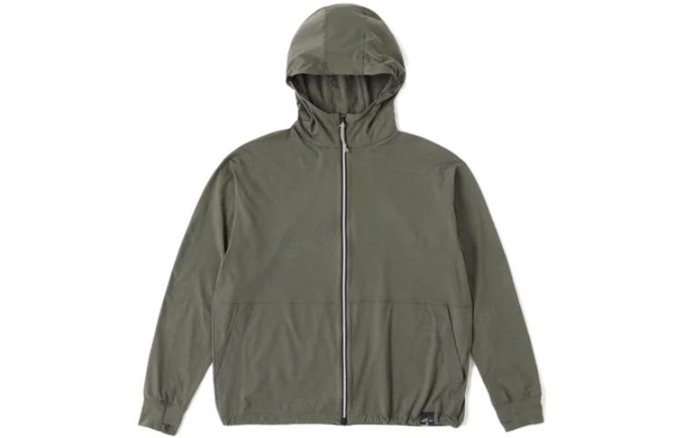 New Balance Deep Green Printed Back Graphic Zip-Up Hoodie Jacket AMJ35007-DRC