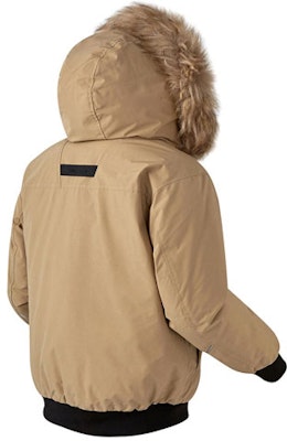 New Balance Detachable Fur Hood Puffer Jacket Beige Unisex Korean Winter Style NPA43043-BE Lookbook New Balance Detachable Fur Hood Puffer Jacket Beige Unisex Korean Winter Style NPA43043-BE