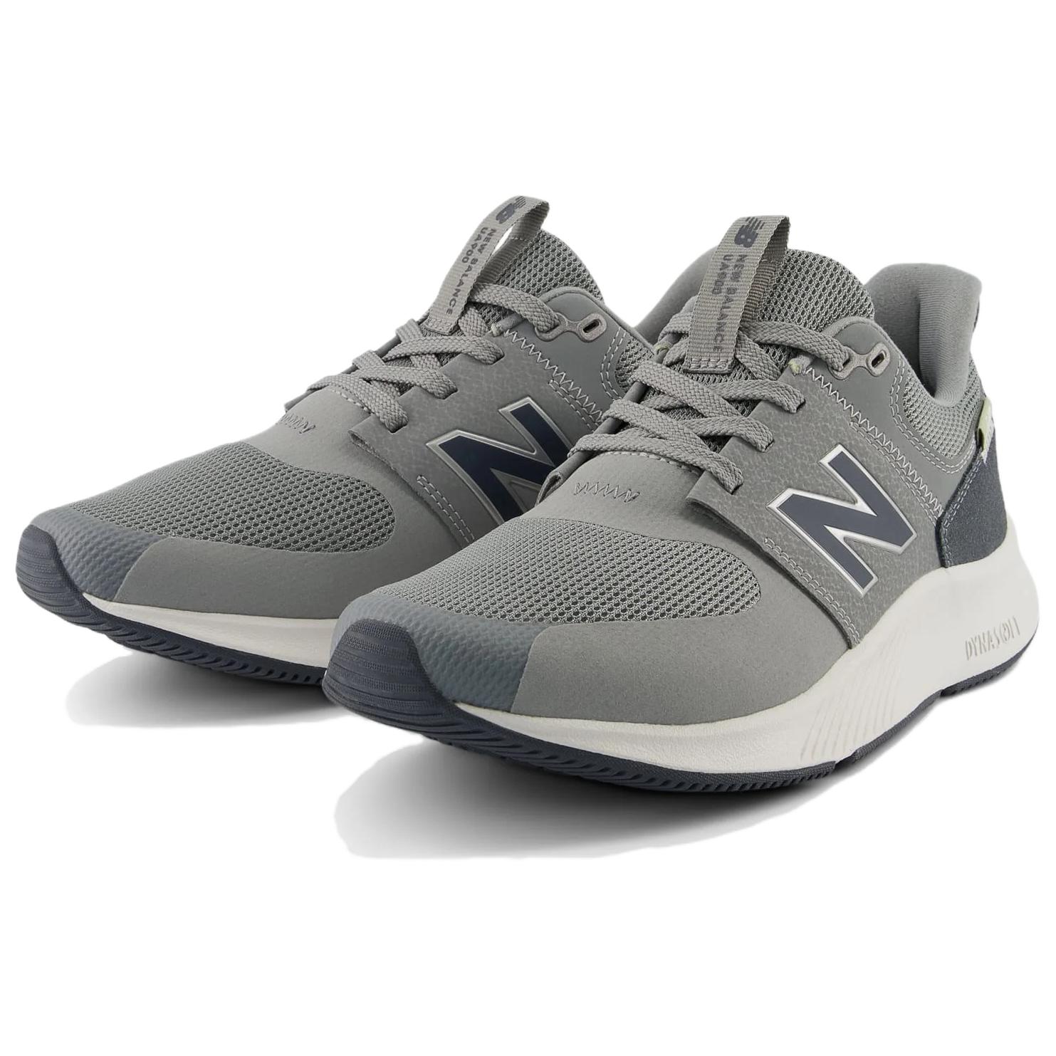 Lookbook New Balance 舒適減震防滑耐磨 低幫跑步鞋 男女同款 灰色