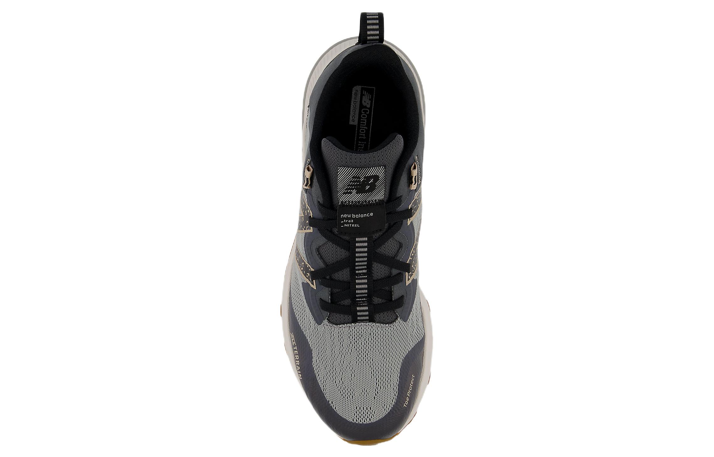 Shop New Balance NB NITREL v4 復古 防滑減震耐磨 低幫 跑步鞋 男款 灰
