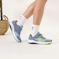 Sizing New Balance Dynasoft Nitrel v5 復古休閒 低筒 跑步鞋 男款 灰藍色