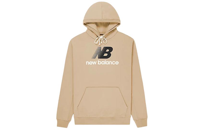 New Balance Earth Tone Pullover Hoodie with Letter Print MT23547-INC