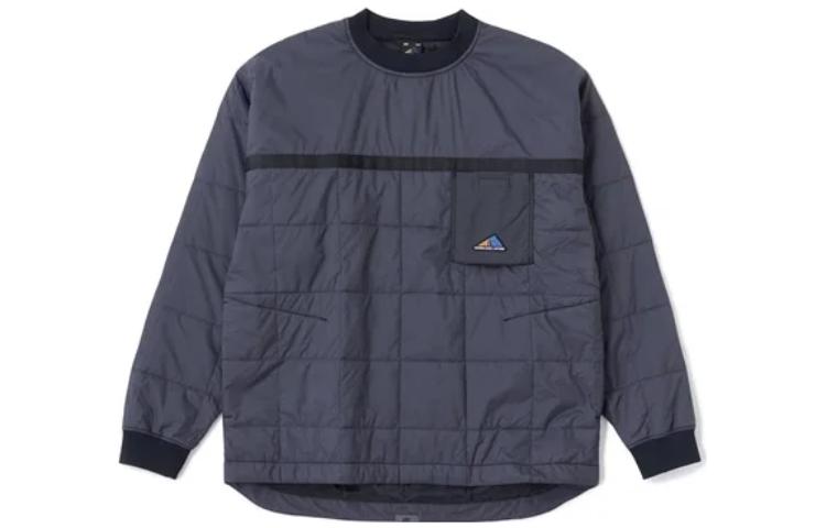 New Balance Embroidered Crewneck Waterproof Sweatshirt Black JMTL2052-BK