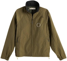 New Balance Embroidered Lettering Breathable Zip Jacket Unisex Deep Moss Green. UJ45170-DMO New Balance Embroidered Lettering Breathable Zip Jacket Unisex Deep Moss Green. UJ45170-DMO