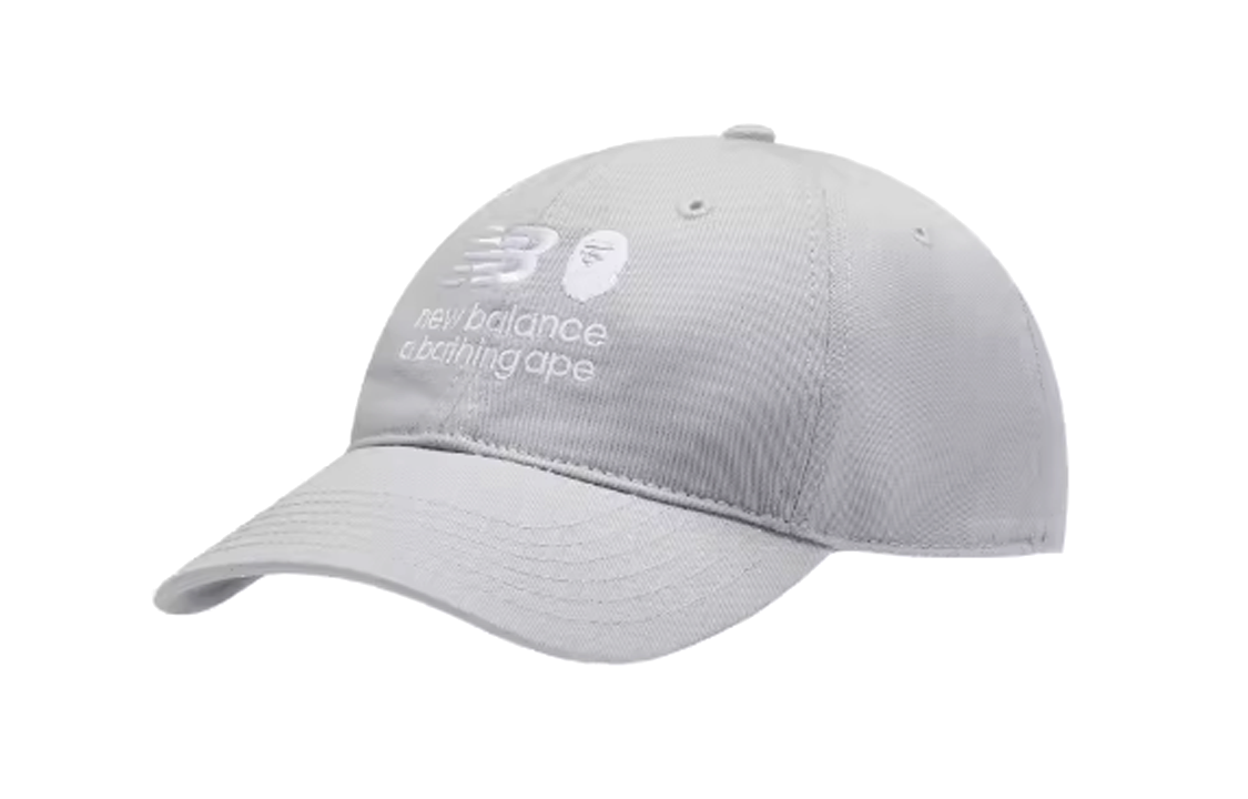 New Balance Embroidered Logo Baseball Cap Grey for Men BPCP0000