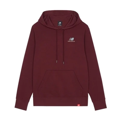 New Balance Embroidered Logo Burgundy Pullover Hoodie Unisex AMT11550-NBY