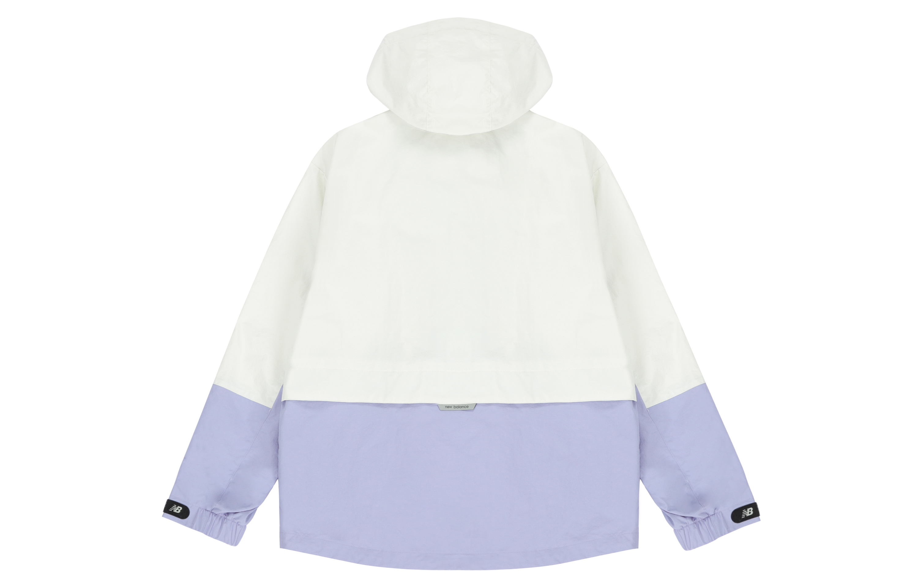 Lookbook New Balance 刺绣标志拼色连帽外套 男女款 紫色 5AC14103-DV