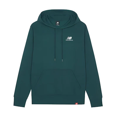 New Balance Embroidered Logo Hoodie Green Unisex Casual Couple Style AMT11550-TKK