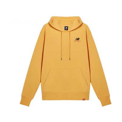 New Balance Embroidered Logo Hoodie Unisex Yellow AMT11550-ASE