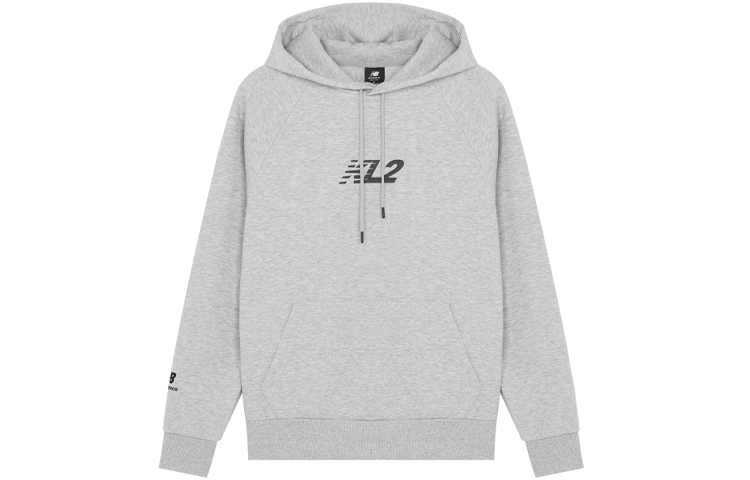 New Balance Embroidered Logo Pullover Hoodie Grey () MT13580-AG