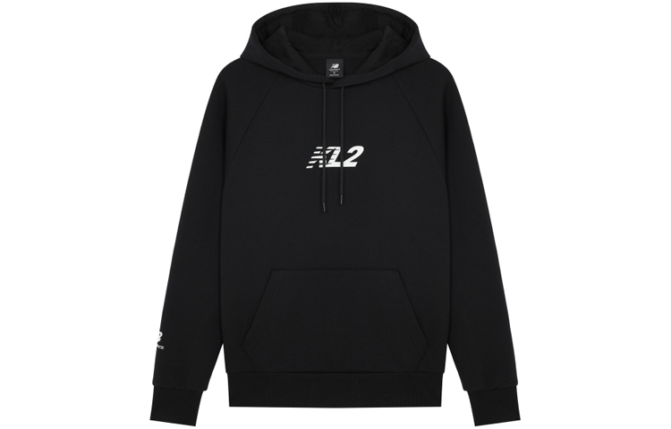 New Balance Embroidered Logo Pullover Sweatshirt Black MT13580-BK