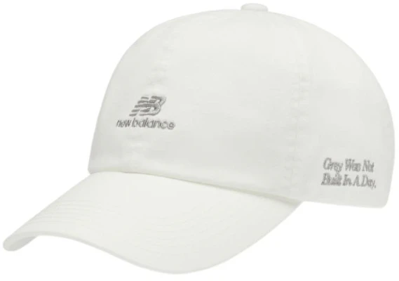 New Balance Embroidered Logo White Baseball Cap for Men LAH22003-IV Buy New Balance Embroidered Logo White Baseball Cap for Men LAH22003-IV