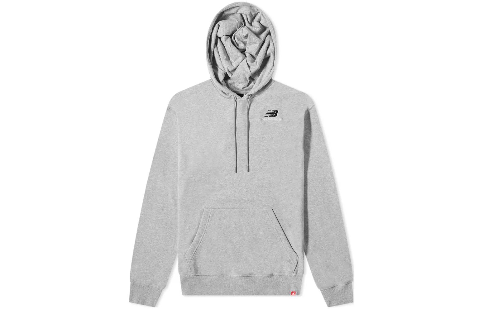 New Balance Essentials Embroidered Logo Pullover Sweatshirt Grey () MT11550-AG