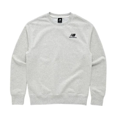 New Balance ESSENTIALS Embroidered Logo Pullover Sweatshirt Men’s Grey NBNCC26103-33