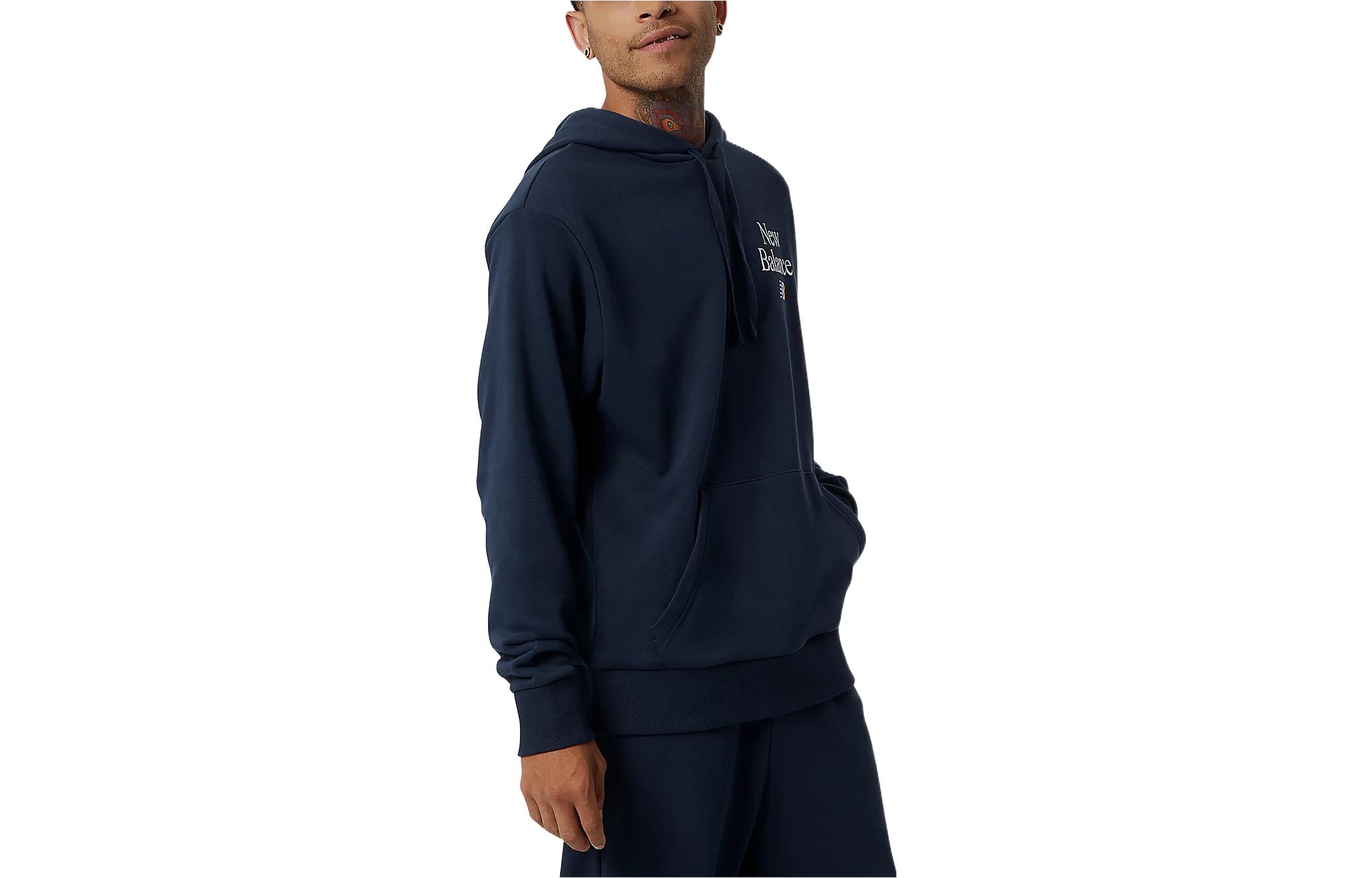 New Balance Essentials Logo Print Navy Sweatshirt Collaboration MT21513-ECL