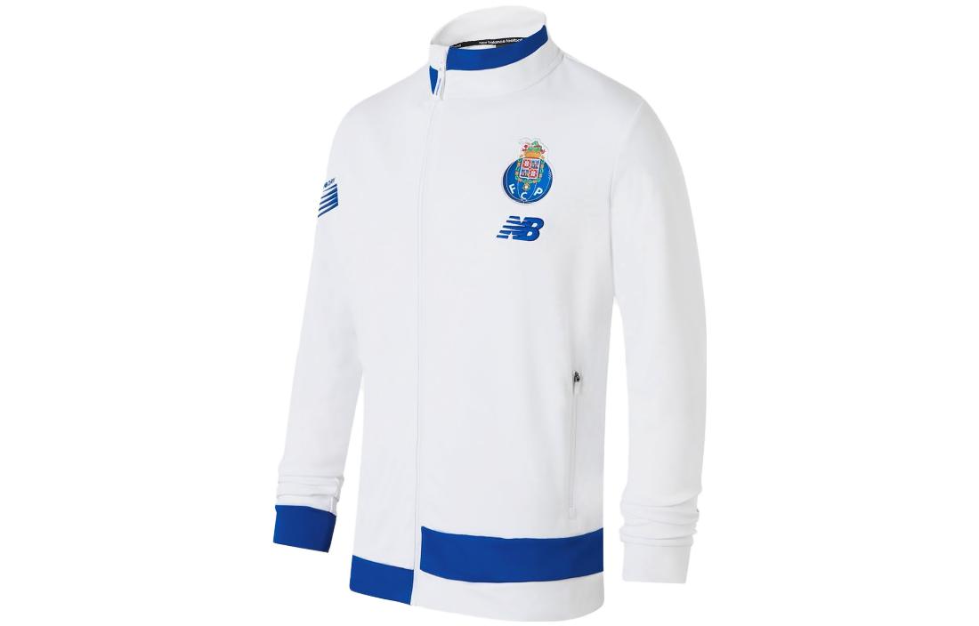 New Balance FC Porto Logo Print Zip-Up Long Sleeve Jacket MJ231331-HME