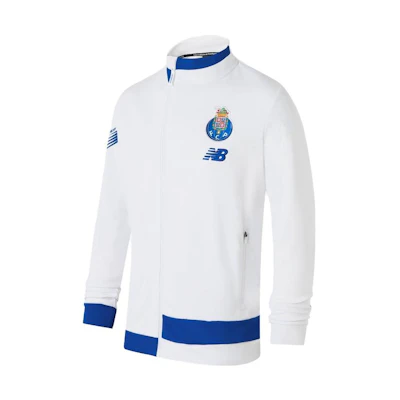 New Balance FC Porto Logo Print Zip-Up Long Sleeve Jacket MJ231331-HME