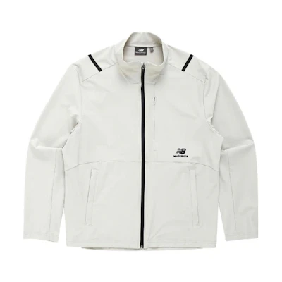 New Balance Fitted Solid Color Zip-Up Jacket White NBMDD21043-35