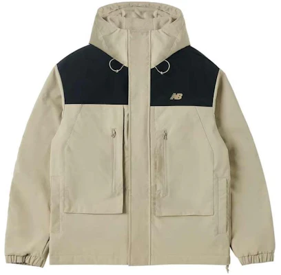 New Balance 法蘭絨拼色連帽外套 卡其 戶外休閒 AMJ41327-SOT Buy New Balance 法蘭絨拼色連帽外套 卡其 戶外休閒 AMJ41327-SOT